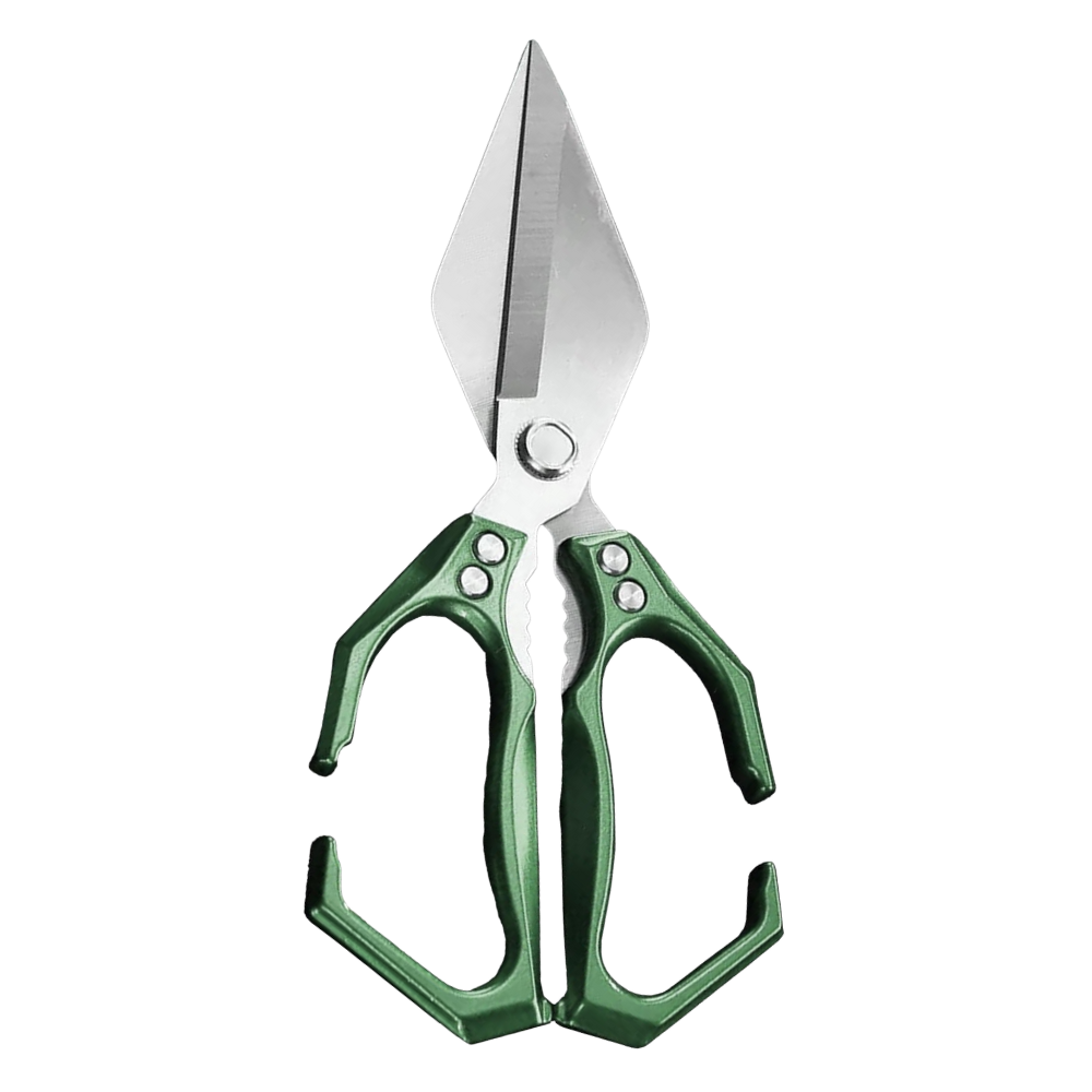 Ciseaux de cuisine ultra-tranchants -Vert - Ozerty