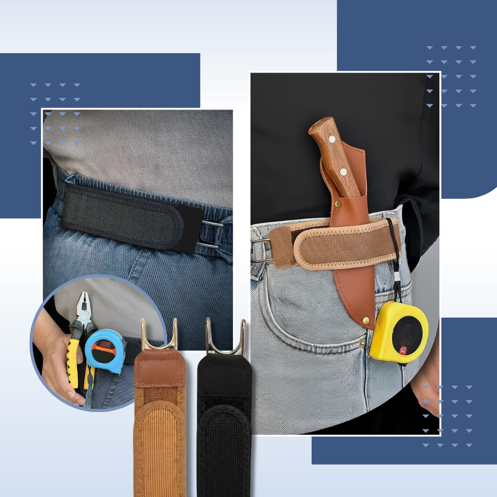 Ceinture élastique latérale à crochets métalliques pour homme  - Ozerty