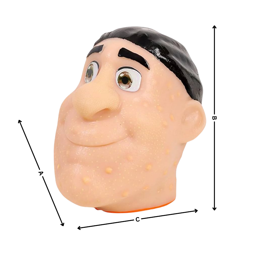 Jeu anti-stress visage en silicone pour percer les boutons - Ozerty