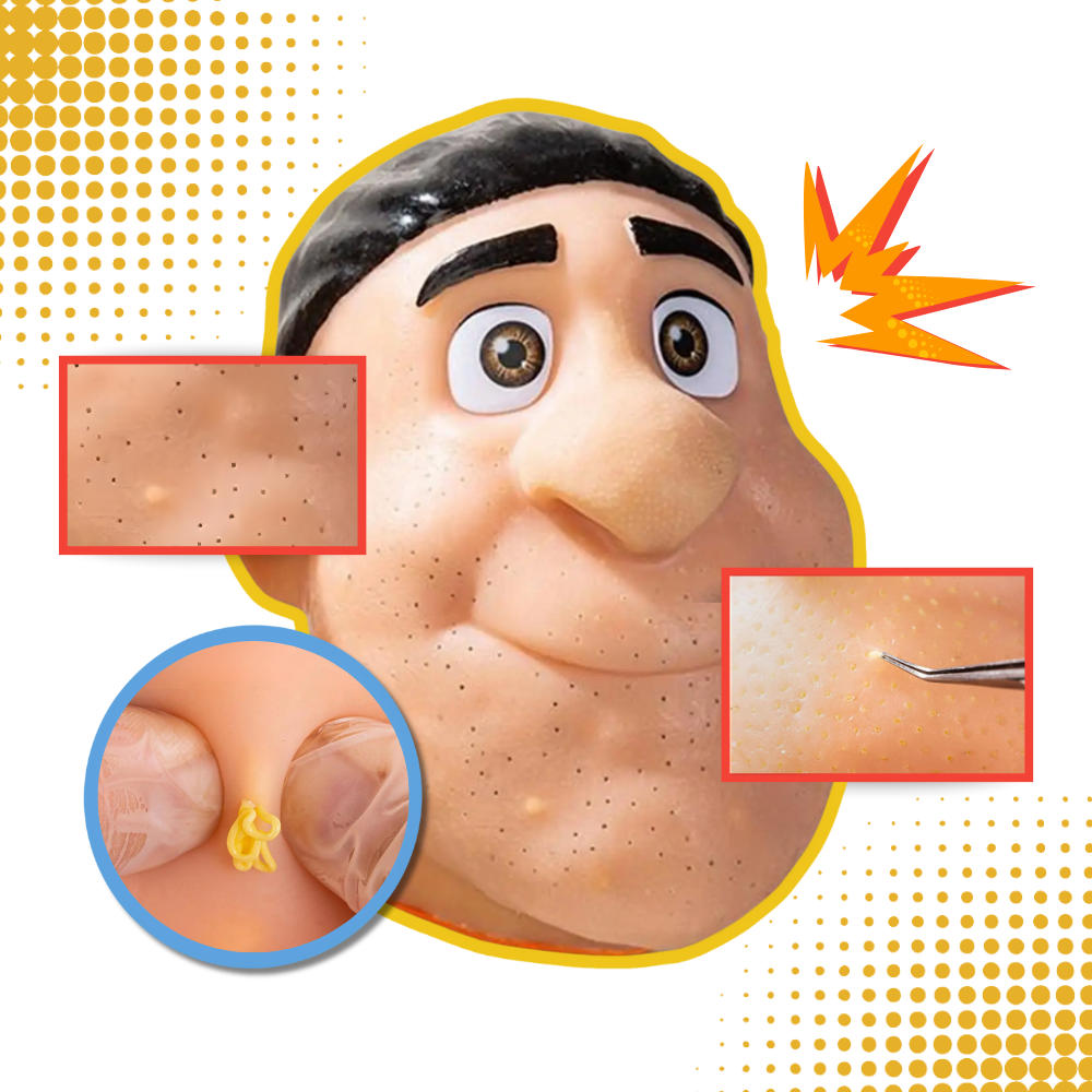 Jeu anti-stress visage en silicone pour percer les boutons - Ozerty