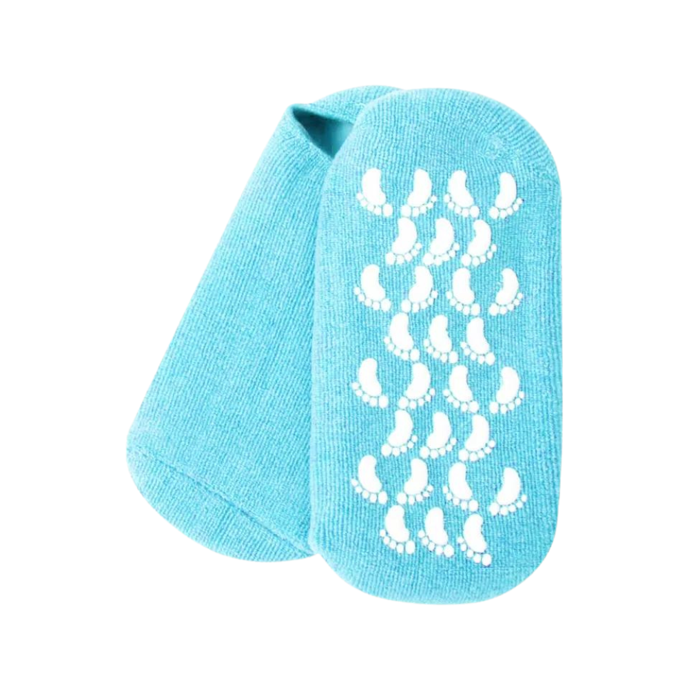 Chaussettes avec Lotions Revitalisantes intégrées -Bleu - Ozerty