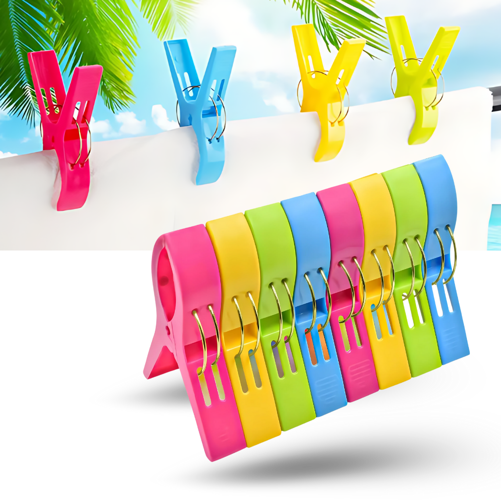 Pince A Linge, Pinces Serviettes Plage 40 Pinces À Plastique Coloré Serviettes 1 Sac En Filet Pince A Linge, Pinces Serviettes Plage 40 Pinces À Plastique Coloré Serviettes 1 Sac En Filet