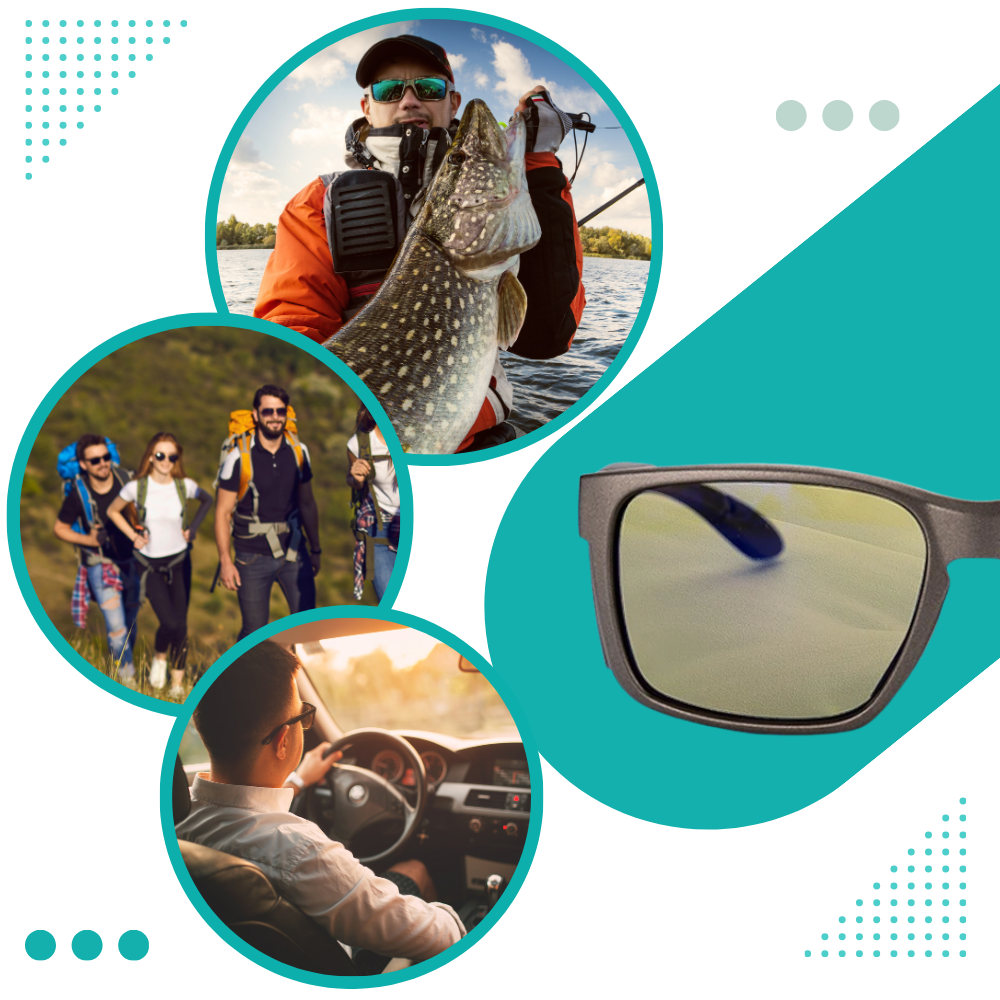 Lunettes polarisantes de pêche  - Ozerty