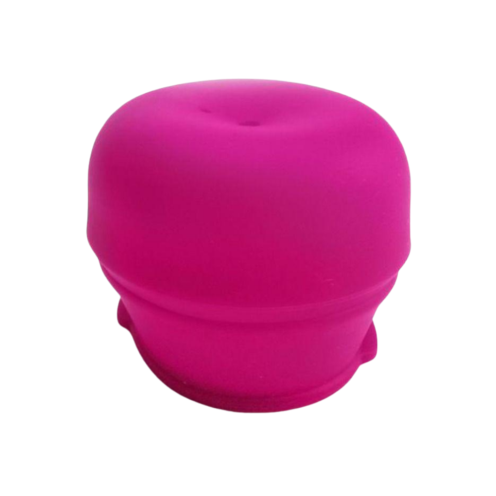 Couvercle anti-déversement en silicone -Rose Fuschia - Ozerty