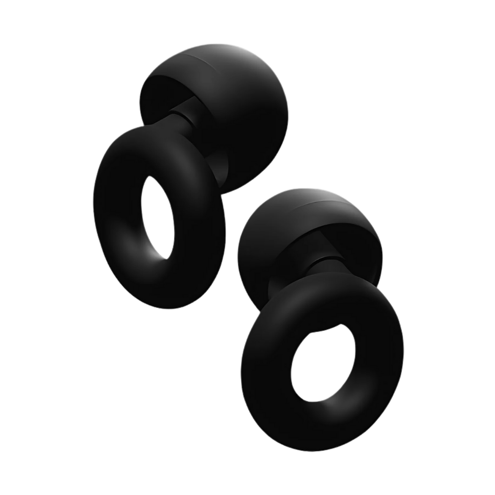 Bouchons d'oreille en silicone -Noir - Ozerty