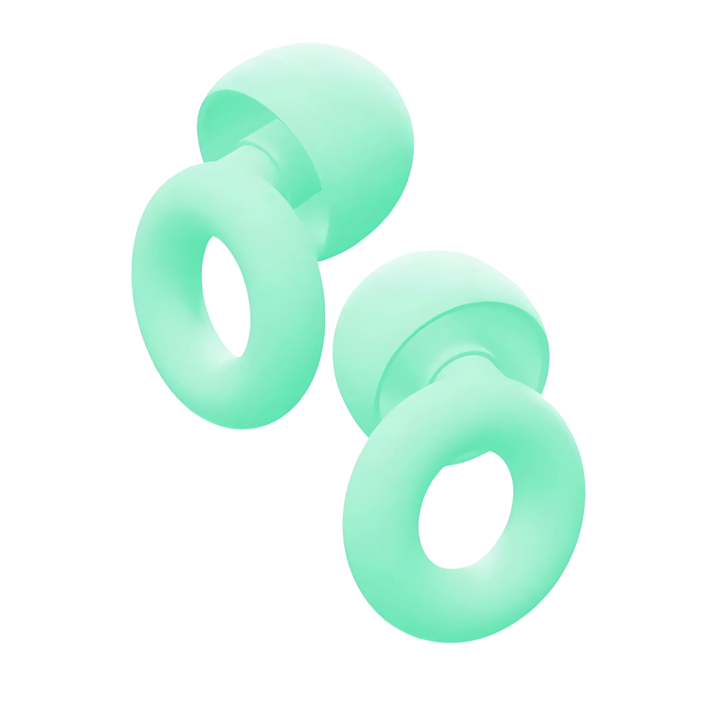 Bouchons d'oreille en silicone -Turquoise - Ozerty