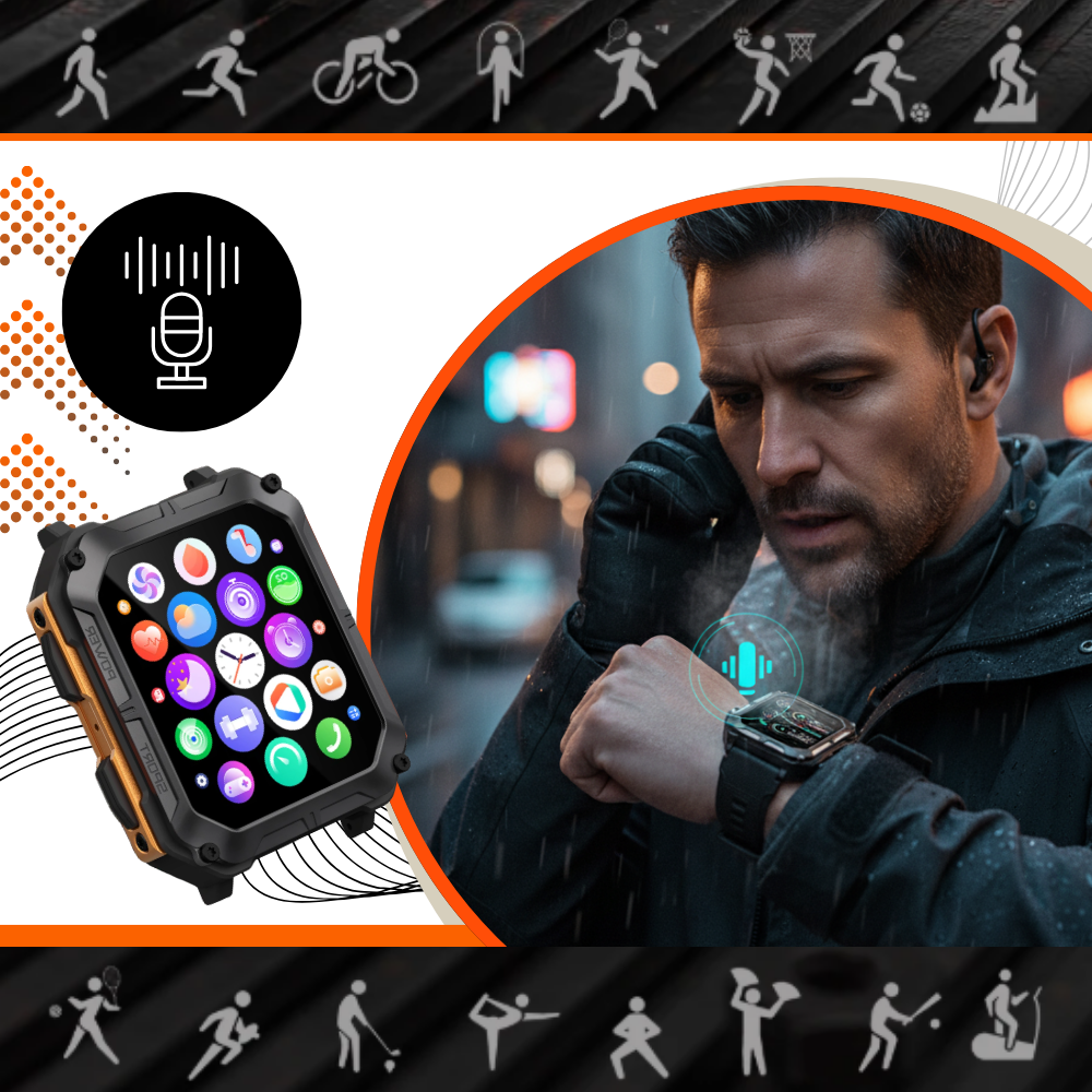 Montre connectée militaire santé - Ozerty