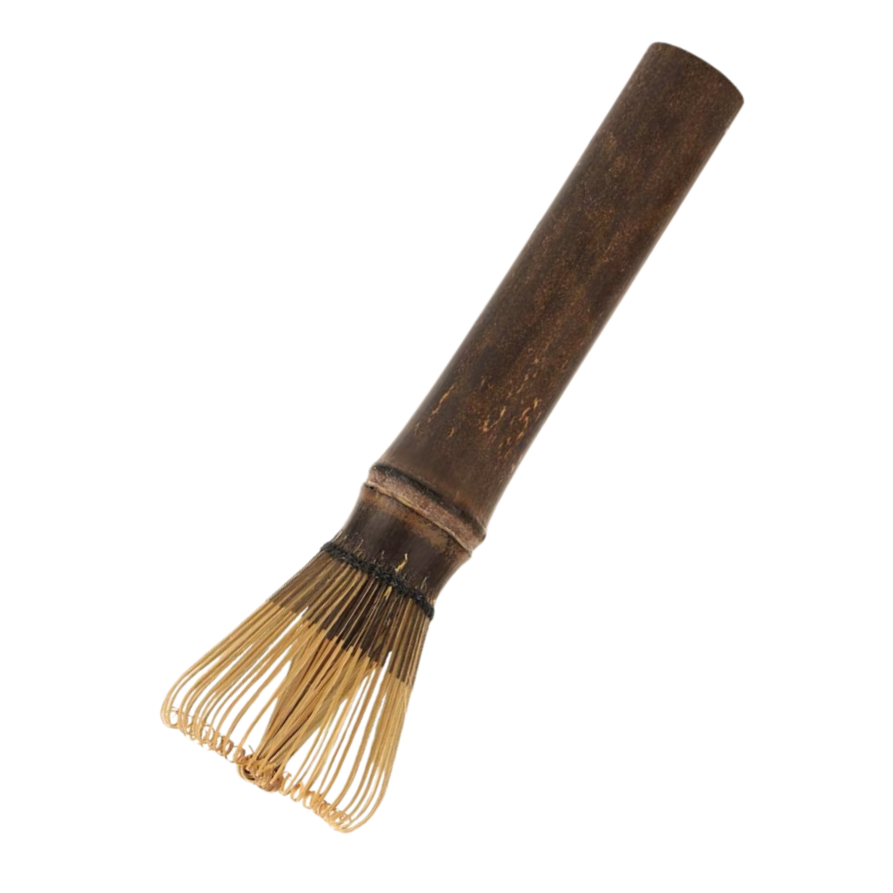 Fouet à matcha mélange lisse et homogène -Bambou foncé - Ozerty