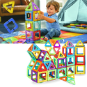 Cubes Magnétiques De Construction 150 Pièces | Jouet éducatif STEM Montessori Pour Enfants 3 Ans Et + - 6