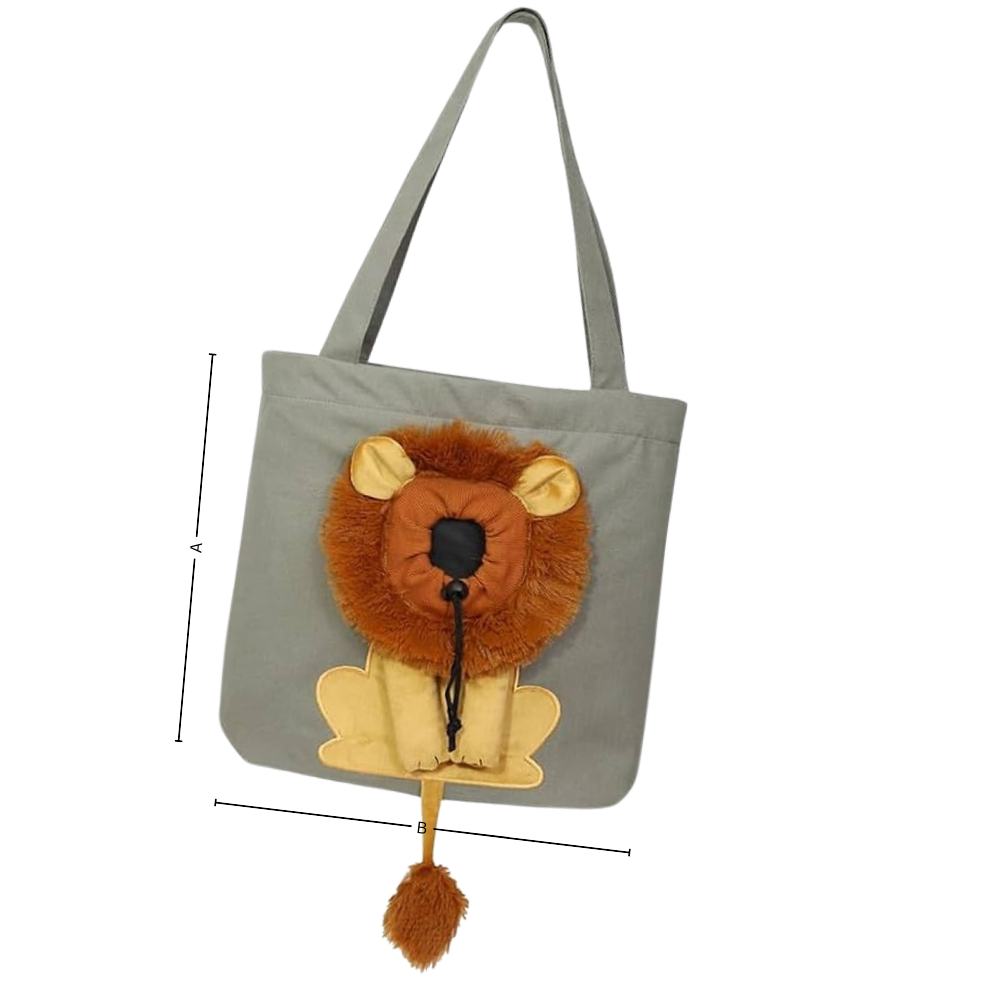 Sac pour chat Lion doux et respirant - Ozerty