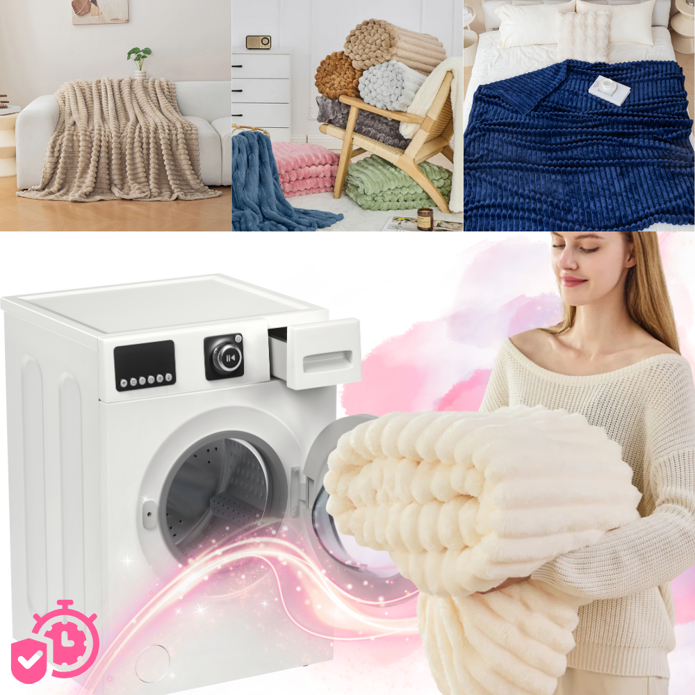 Couverture en flanelle douce et confortable - Ozerty