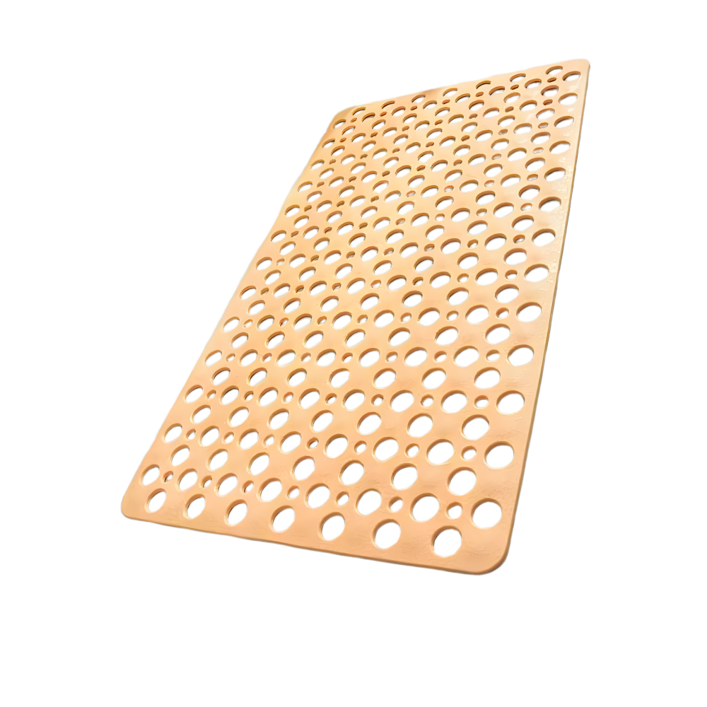 Tapis de bain antidérapant  -Jaune - Ozerty