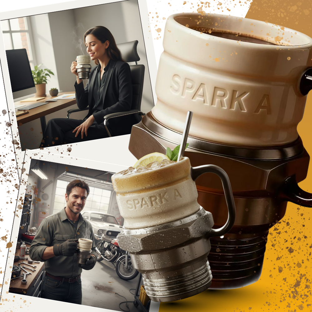 Tasse fantaisie en forme de bougie d'allumage - Ozerty