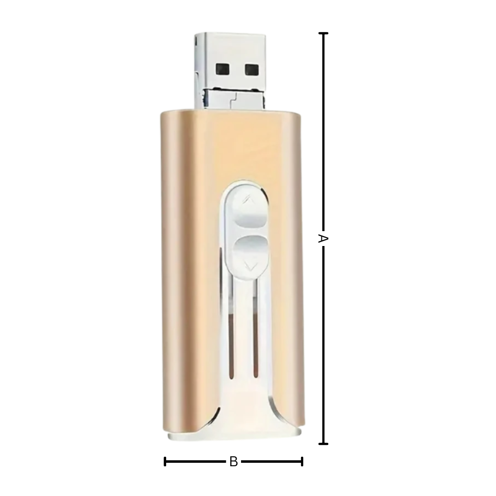 Clé USB 3 en 1 avec transfert rapide de données - Ozerty