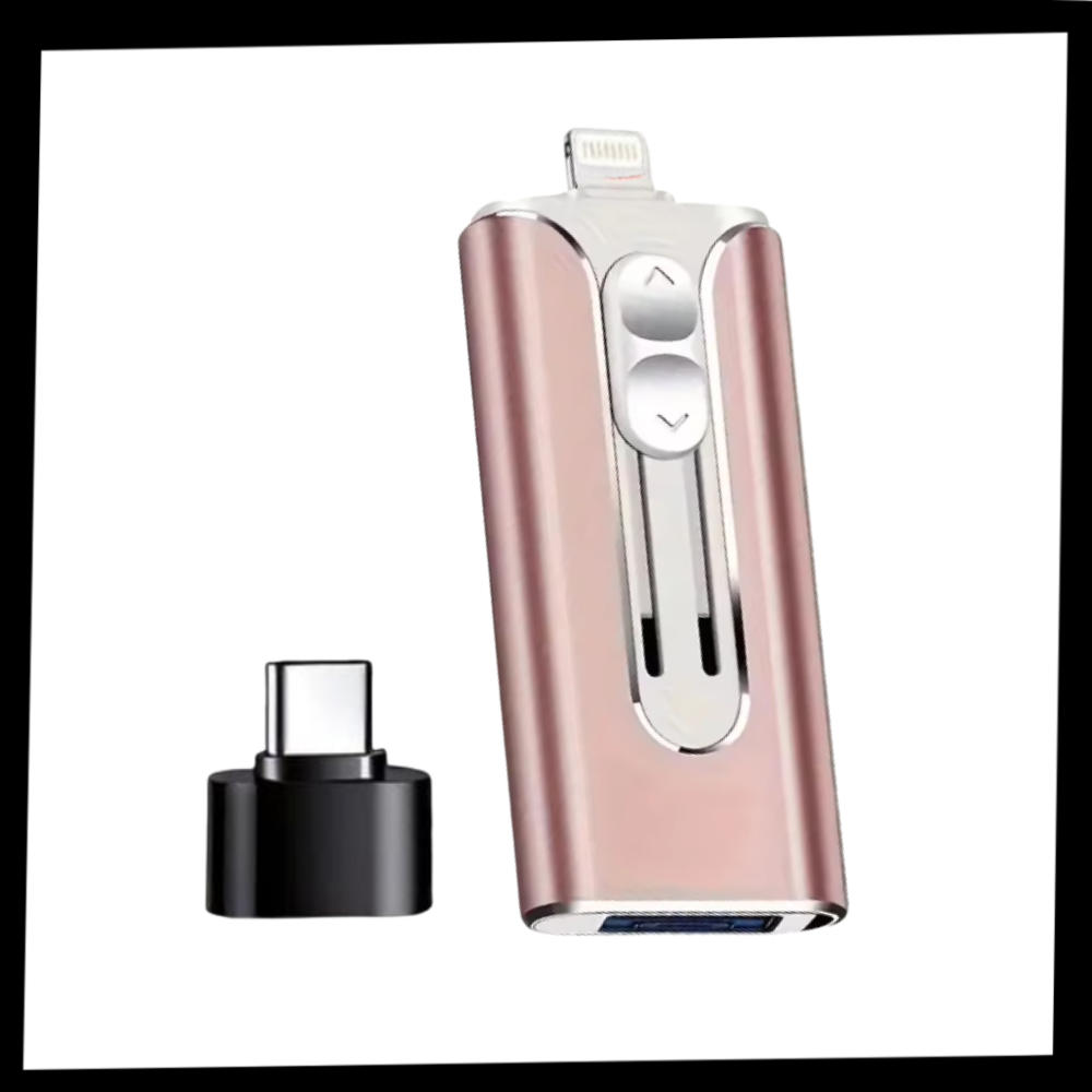 Clé USB 3 en 1 avec transfert rapide de données - Ozerty