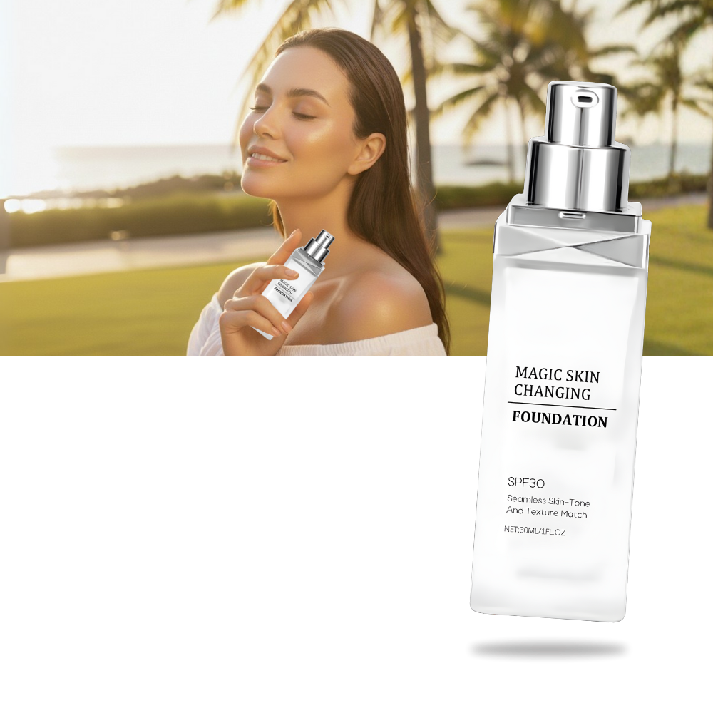 Fond de teint SPF 30 à teinte changeante - Ozerty