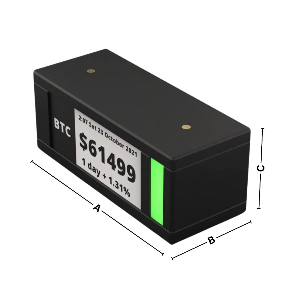 Afficheur bourse et crypto en direct avec design empilable  - Ozerty