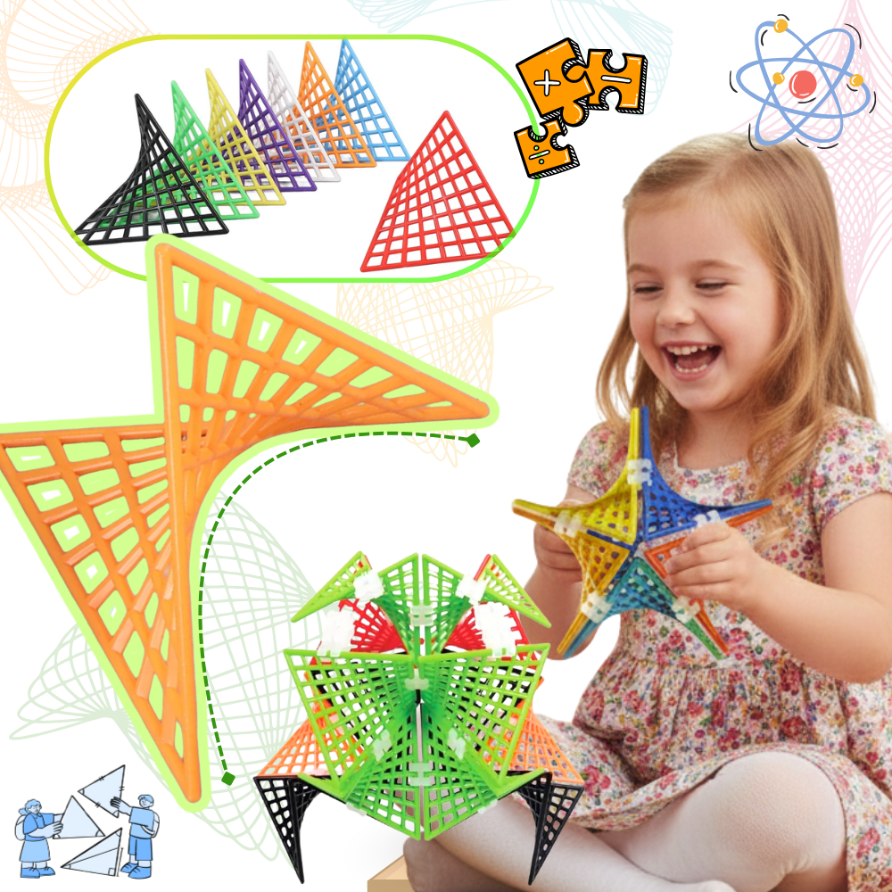 Jeu de construction hyperboliques STEM - Ozerty