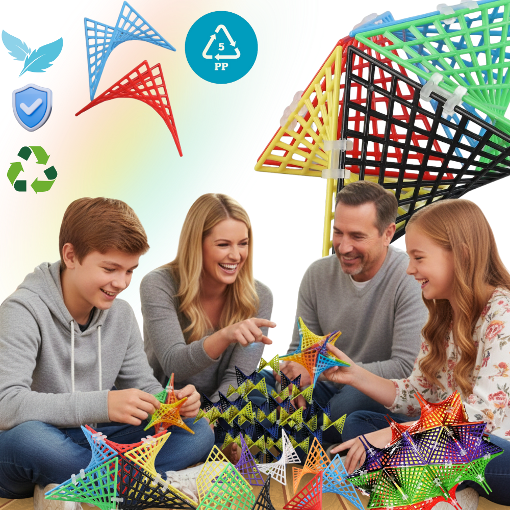 Jeu de construction hyperboliques STEM - Ozerty