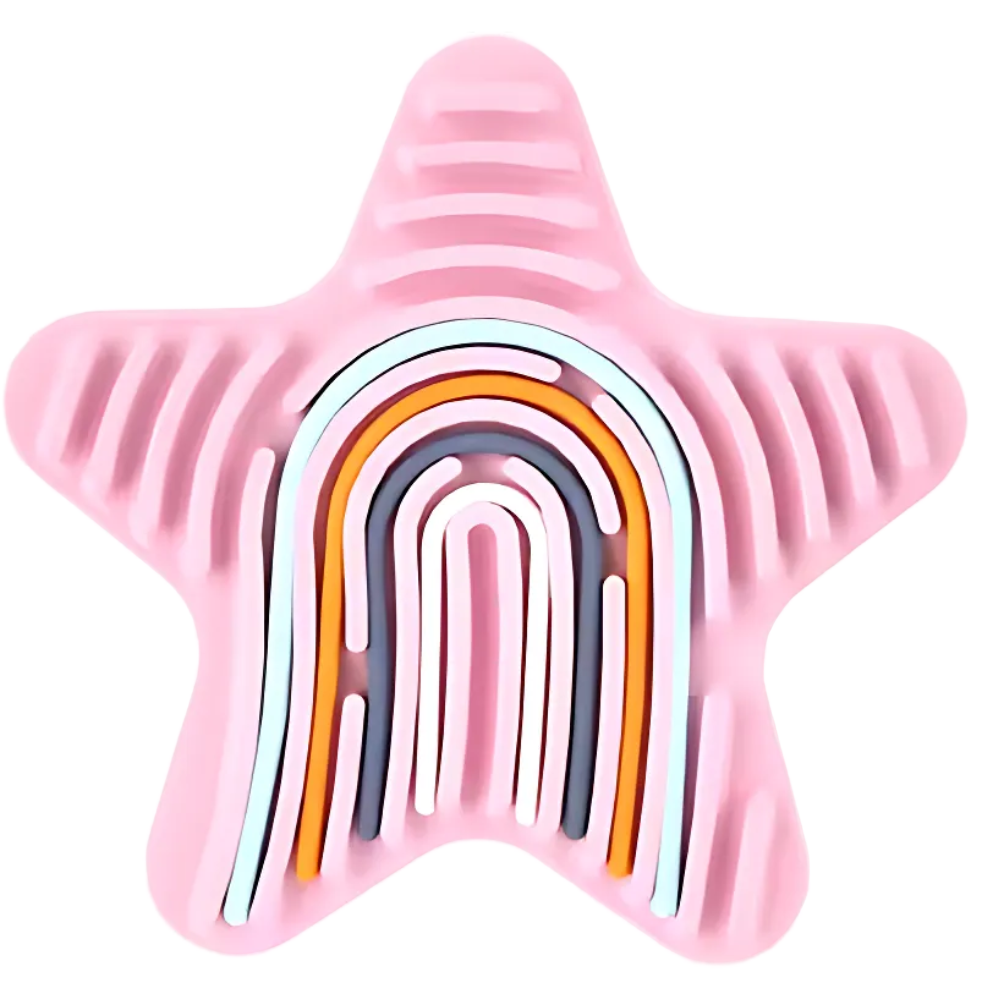 Tableau d'activités sensorielles anti-stress -Rose - Ozerty
