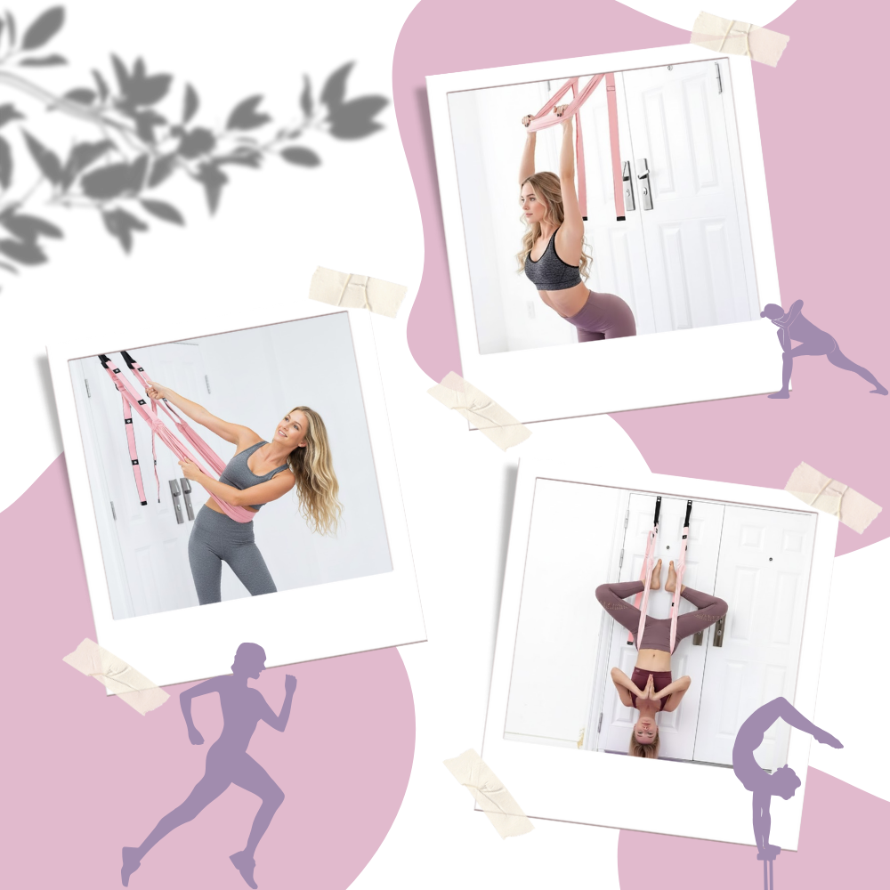 Hamac de yoga aérien solide et réglable - Ozerty