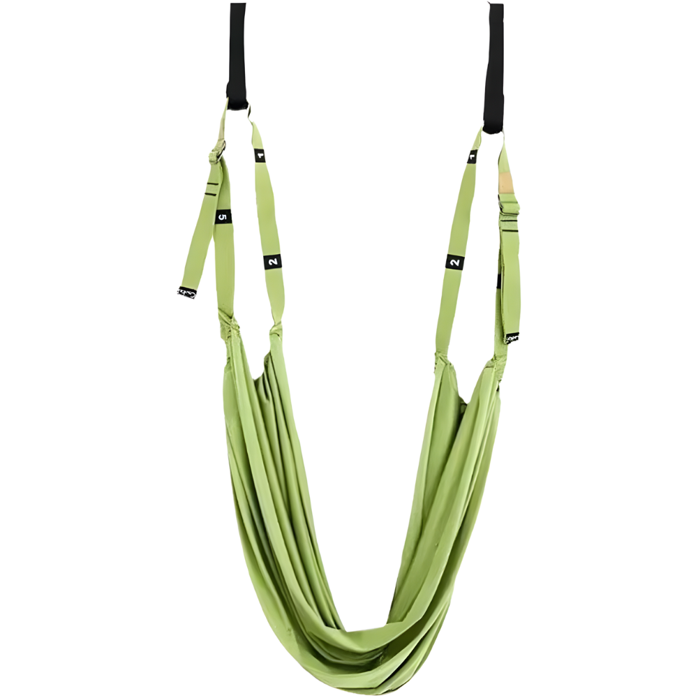 Hamac de yoga aérien solide et réglable -Vert - Ozerty