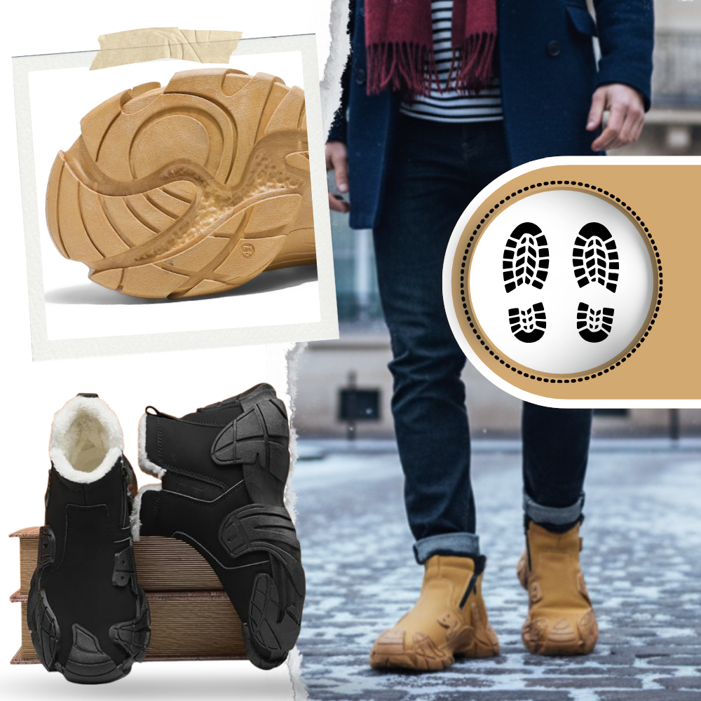 Bottines imperméables élégantes pour hommes - Ozerty