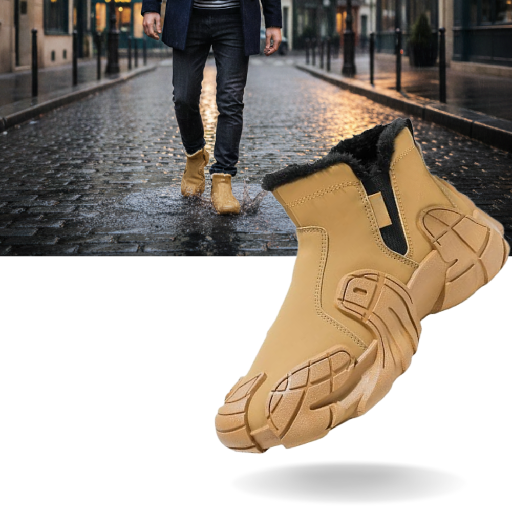 Bottines imperméables élégantes pour hommes - Ozerty