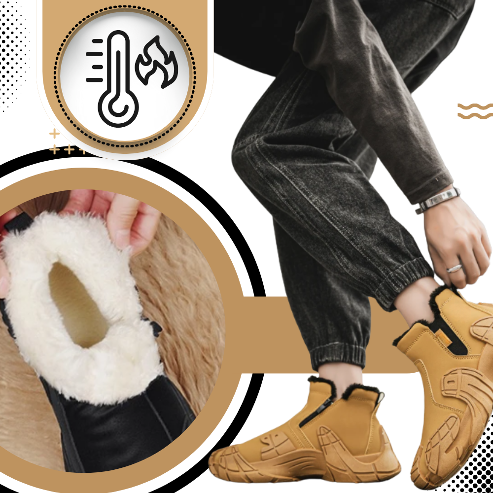 Bottines imperméables élégantes pour hommes - Ozerty