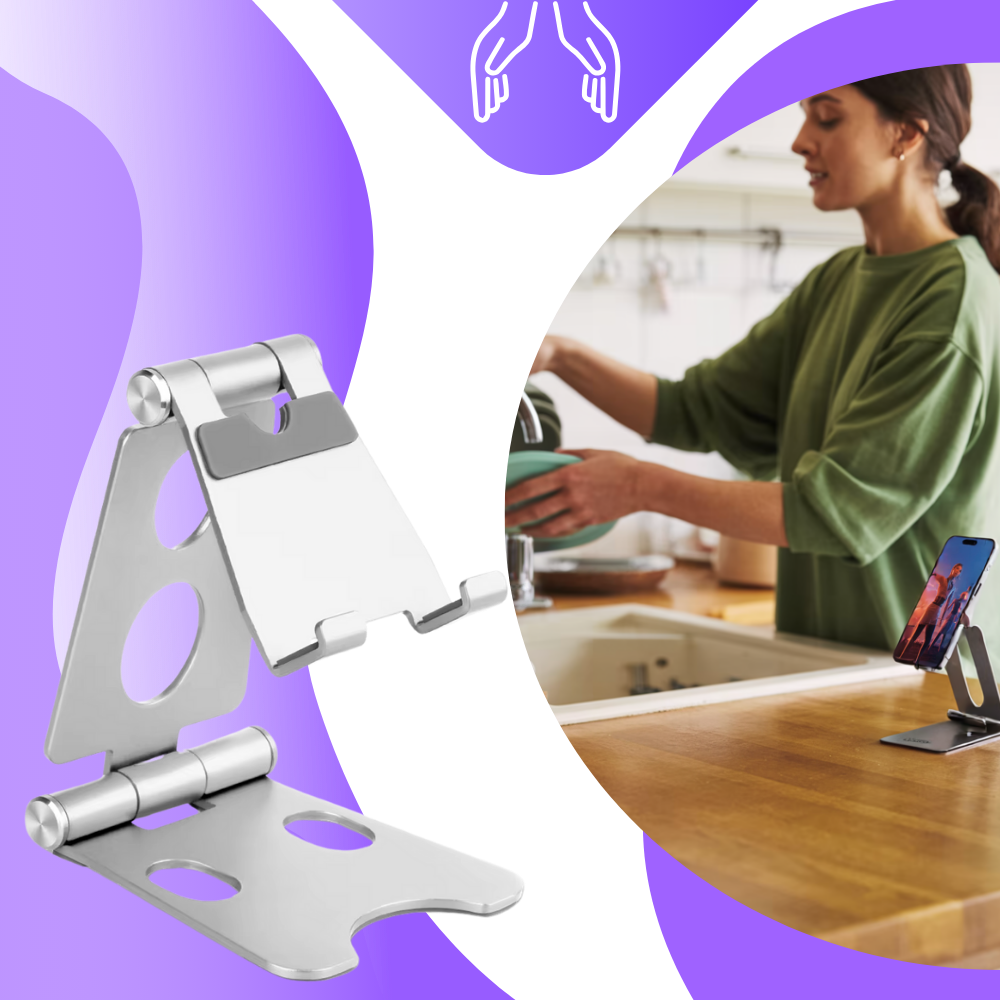 NO LONGER PRODUCING Support de téléphone pivotant et pliable