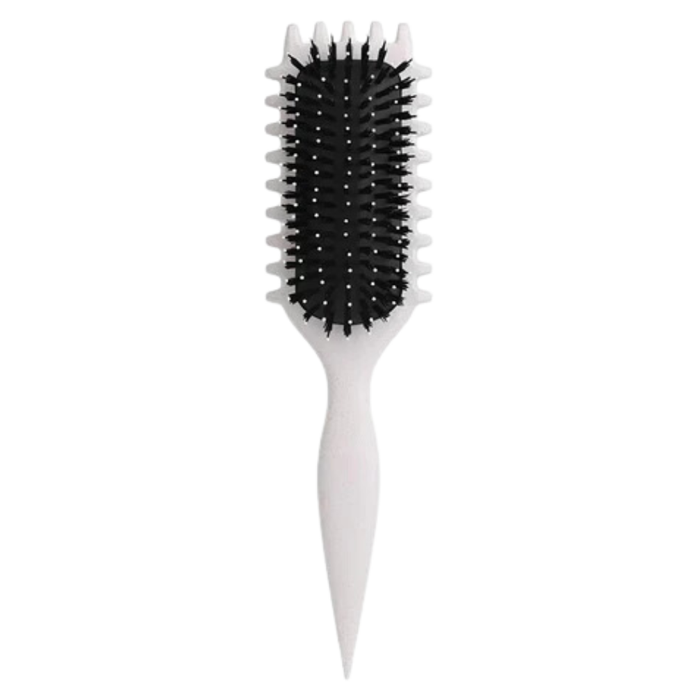 Brosse démêlante et définissante pour boucles -Beige - Ozerty