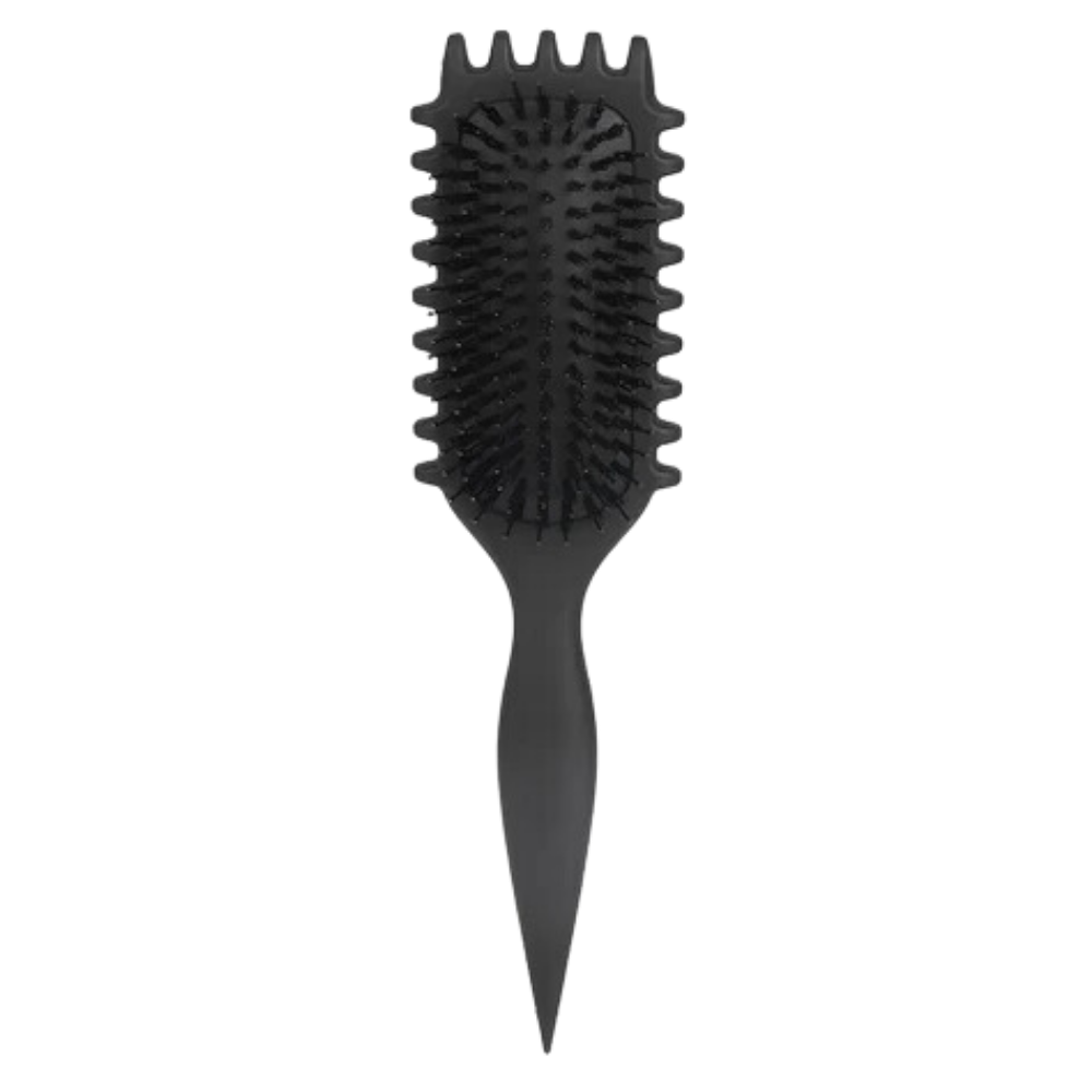 Brosse démêlante et définissante pour boucles -Noir - Ozerty