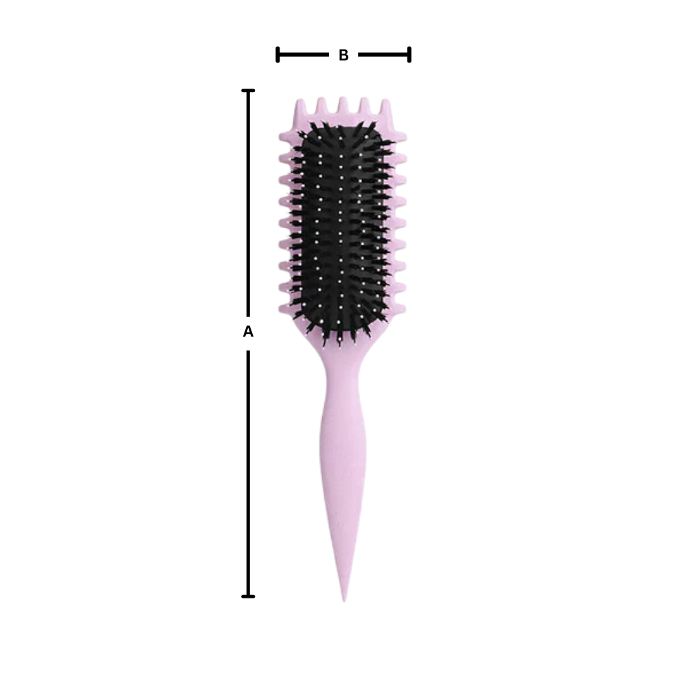 Brosse démêlante et définissante pour boucles - Ozerty