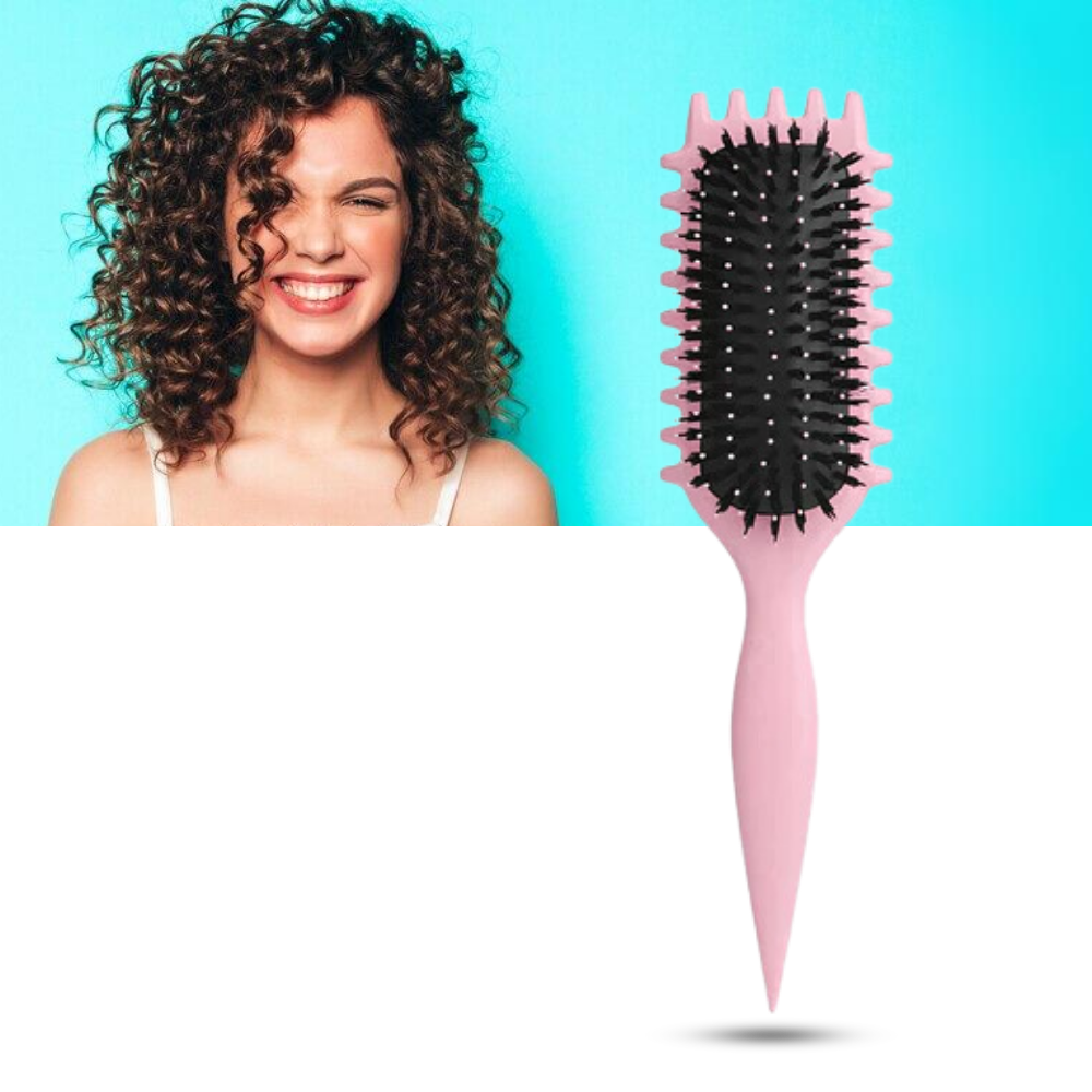 Brosse démêlante et définissante pour boucles - Ozerty