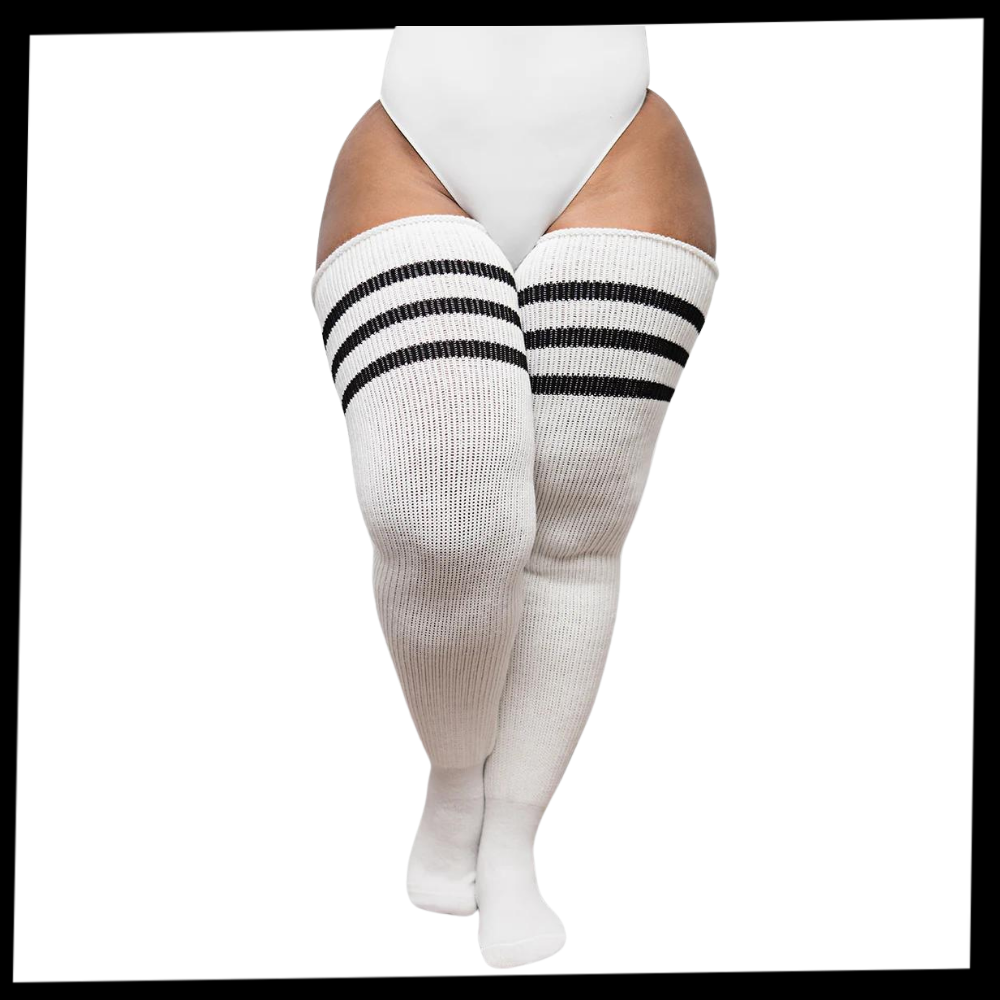 Chaussettes cuissardes renforcées pour femmes - Ozerty