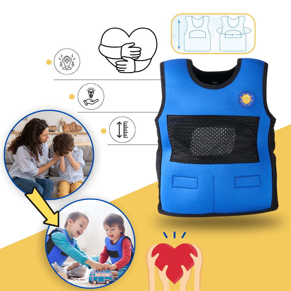 Gilet De Compression Sensorielle Tweens Pour Enfant - Autisme TDAH Calmant