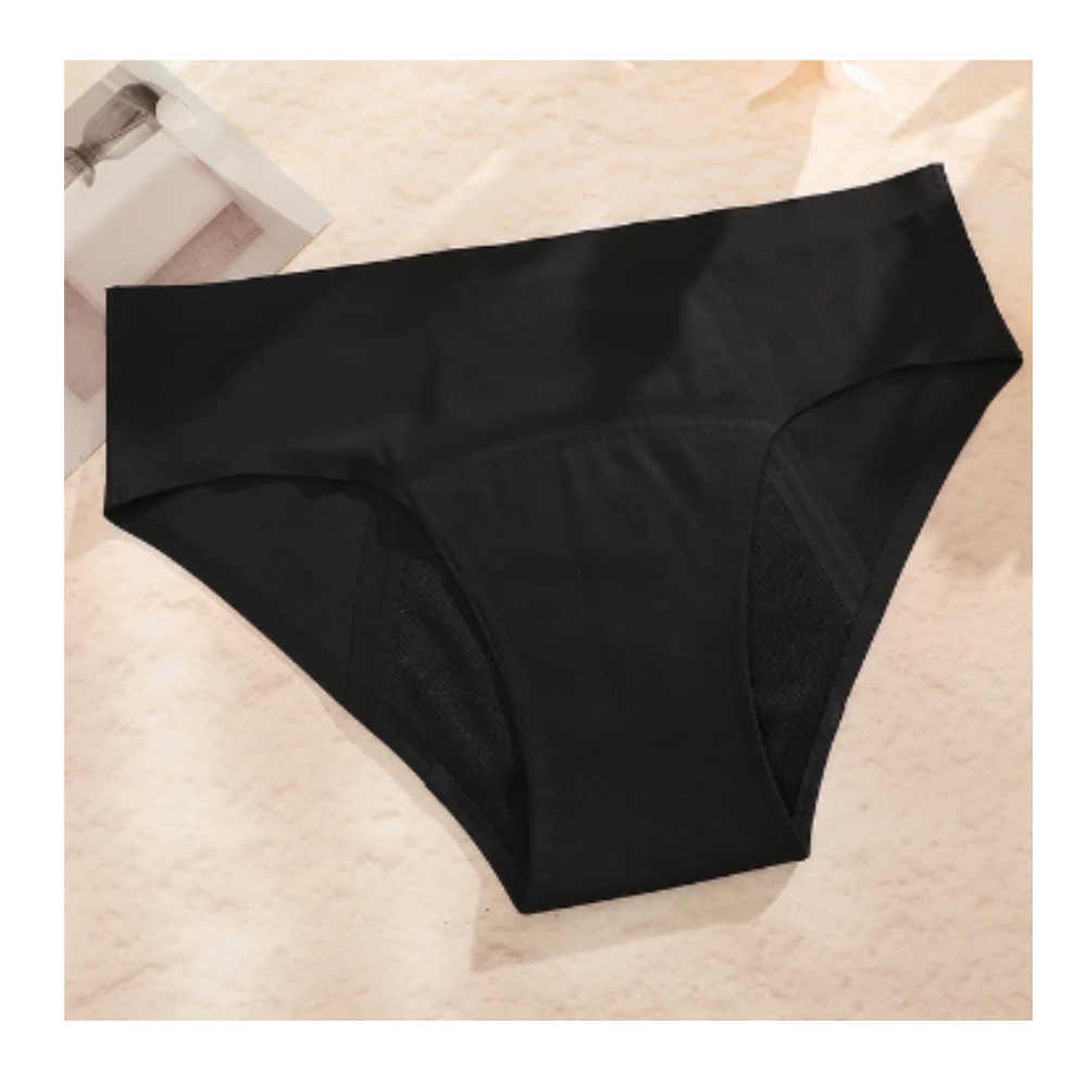 Culotte menstruelle ultra-absorbant -Noir/SNoir/MNoir/LNoir/XLNoir/XXL - Ozerty