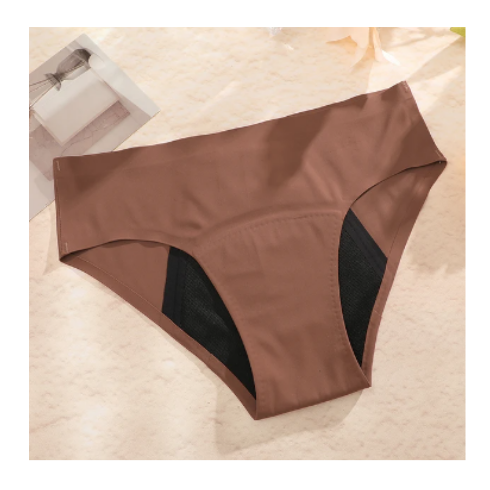 Culotte menstruelle ultra-absorbant -Moka/SMoka/MMoka/LMoka/XLMoka/XXL - Ozerty