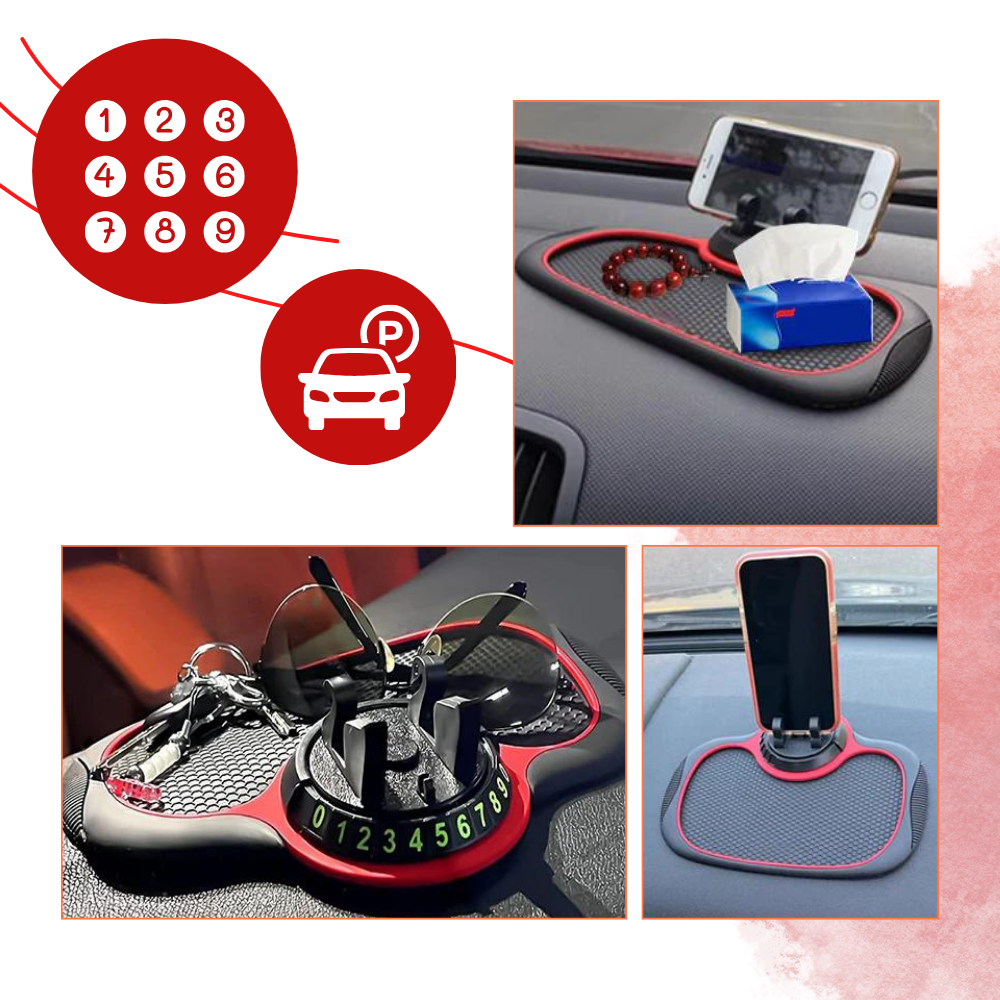 Tapis support antidérapant de téléphone pour voitures - Ozerty