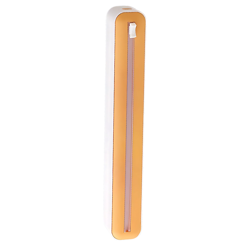 Distributeur Coupe-Film Étirable - Boîte Plastique PE Avec Cutter - Pour Rouleaux Jusqu'à 30 Cm De Long, 9 Cm D'Épaisseur