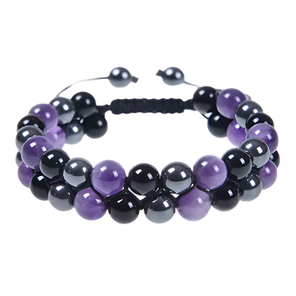 Bracelet de protection résistant à l'eau -Violet de Minuit - Ozerty