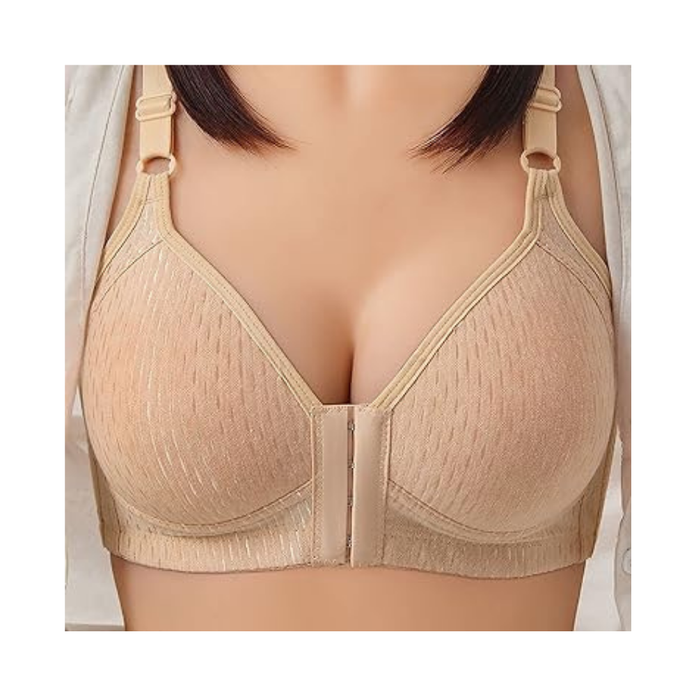 Soutien-gorge push-up grande taille sans fil

 -Peau coton piqué - Ozerty