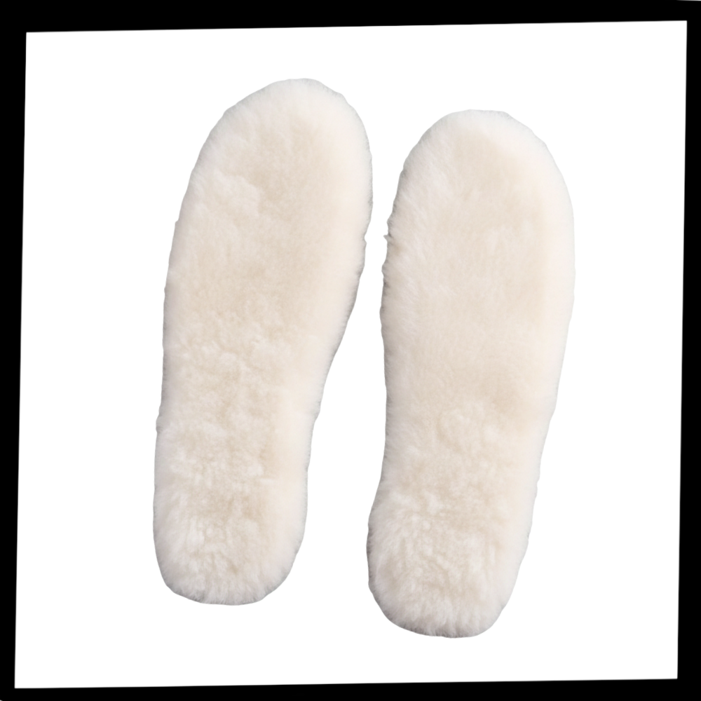 Semelles intérieures chaudes en laine - Ozerty