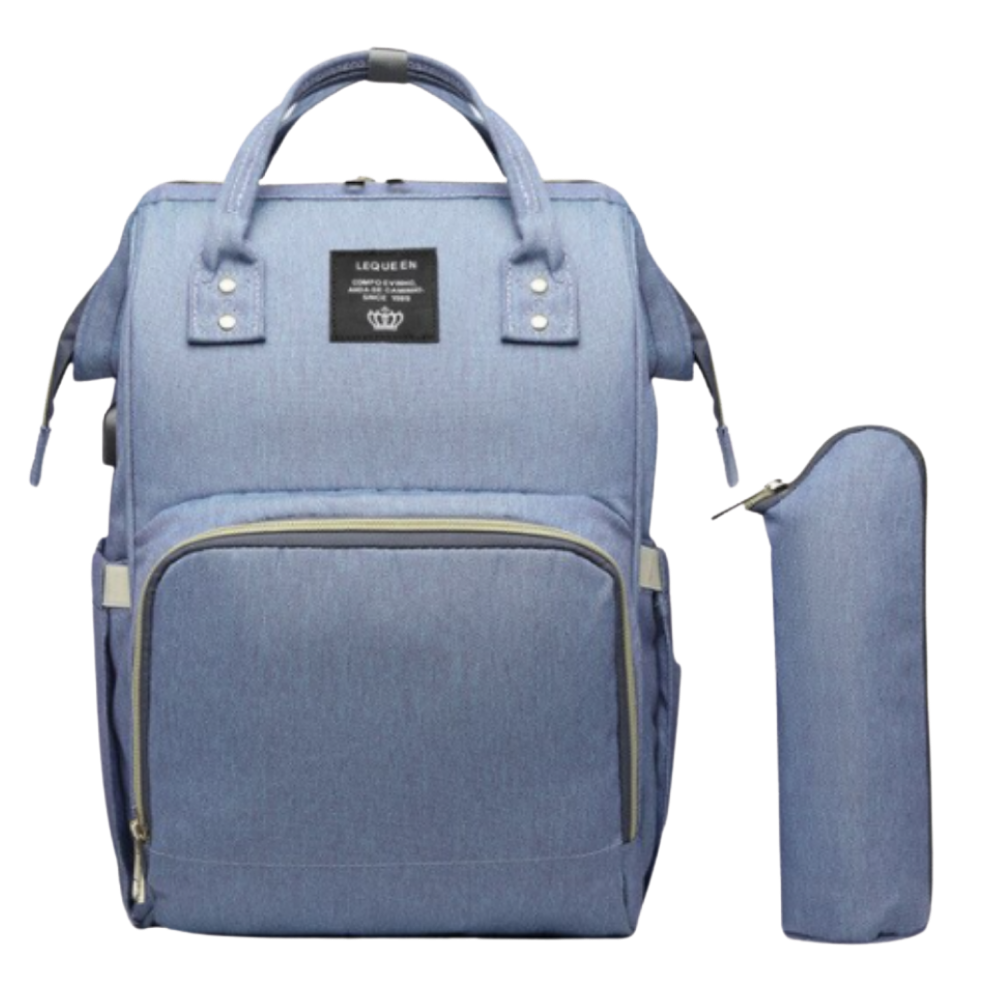 Sac à dos de maternité -Bleu/   - Ozerty