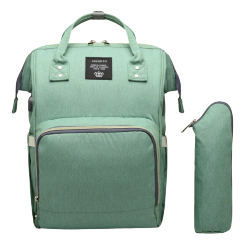 Sac à dos de maternité -Vert/   - Ozerty