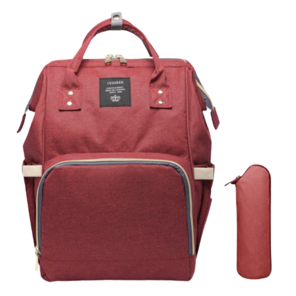 Sac à dos de maternité -Rouge/   - Ozerty