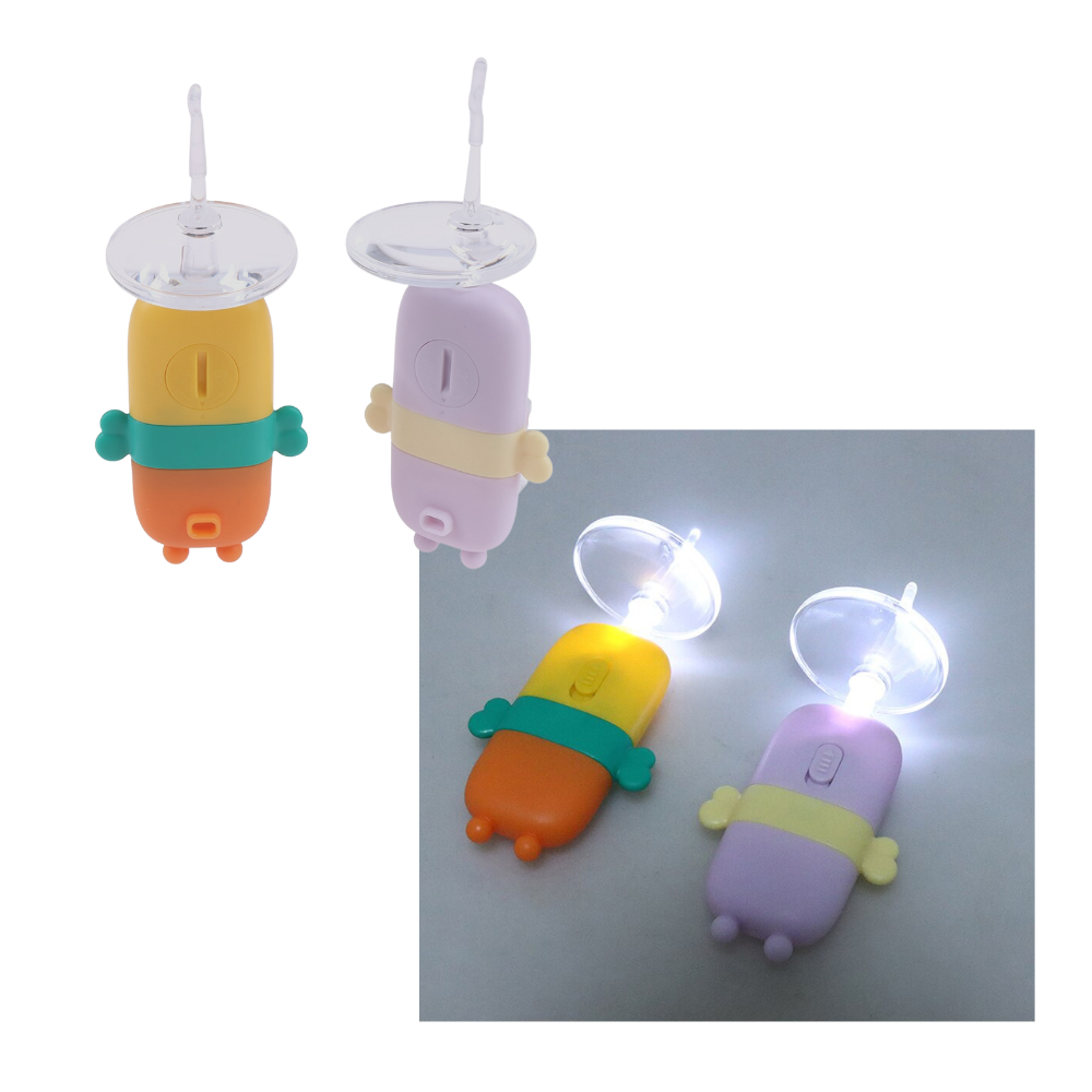 Cuillère nettoyante lumineuse pour oreilles de bébé - Ozerty