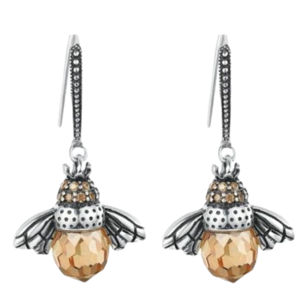 Bee-shaped earrings