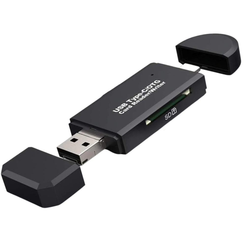 Lecteur de cartes mémoire USB 3-en-1 - Ozerty