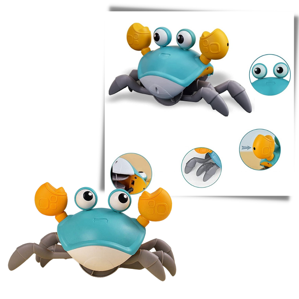Jouet crabe avec détecteur de mouvement - Ozerty